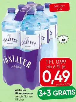 Spar Vöslauer mineralwasser Angebot