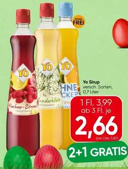 Spar Yo sirup Angebot