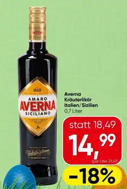 Spar Averna kräuterlikör italien sizilien Angebot