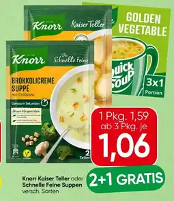 Spar Knorr kaiser teller oder schnelle feine suppen Angebot