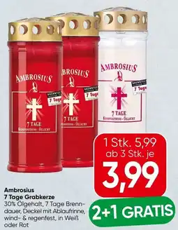 Spar Ambrosius 7 tage grabkerze Angebot