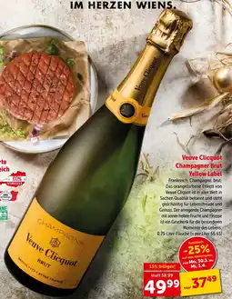 Interspar Veuve clicquot champagner brut yellow label Angebot