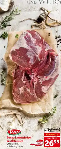 Interspar Donau-lammschlögel aus österreich Angebot