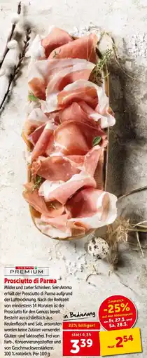 Interspar Prosciutto di parma Angebot