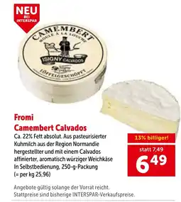 Interspar Fromi camembert calvados Angebot