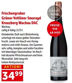 Interspar Frischengruber grüner veltliner smaragd kreuzberg wachau dac Angebot