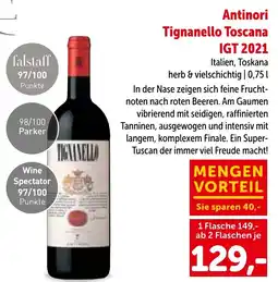 Interspar Antinori tignanello toscana igt 2021 Angebot
