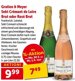 Interspar Gratien & meyer sekt crémant de loire brut oder rosé brut Angebot