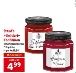 Interspar Staud's limitiert konfitüren Angebot