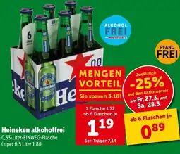 Interspar Heineken alkoholfrei Angebot