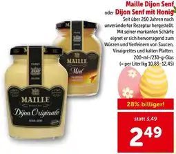 Interspar Maille dijon senf oder dijon senf mit honig Angebot