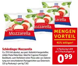 Interspar Schärdinger mozzarella Angebot