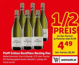 Interspar Pfaffl schloss bockfliess riesling kies Angebot