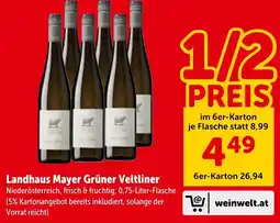 Interspar Landhaus mayer grüner veltliner Angebot