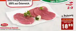 Interspar Rindsschnitzel aus österreich Angebot