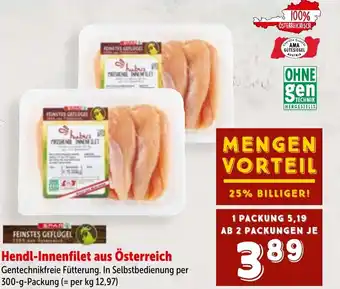 Interspar Hendl-innenfilet aus österreich Angebot