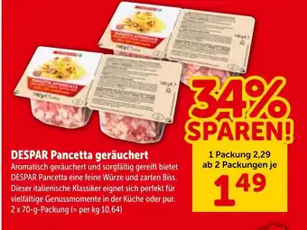 Interspar Despar pancetta geräuchert Angebot