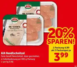 Interspar AIA Hendlschnitzel Angebot