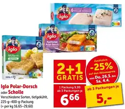 Interspar Iglo polar dorsch oder scholle Angebot