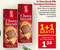 Interspar Sl choco biscuit milk chocolate & petit beurre Angebot
