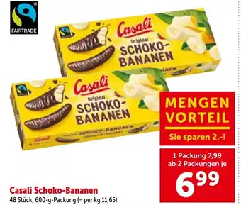 Interspar Casali Schoko Bananen Angebot