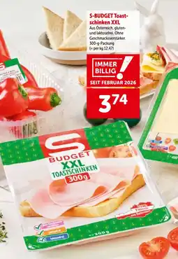 Interspar S-budget toast schinken xxl Angebot