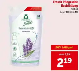 Interspar Frosch pflegeseife nachfüllung Angebot
