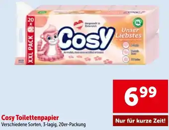 Interspar Cosy toilettenpapier Angebot