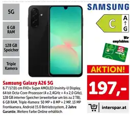 Interspar Samsung galaxy a26 5g Angebot