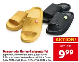 Interspar Damenoder herren badepantoffel Angebot