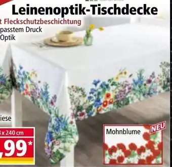 Norma Leinenoptik-Tischdecke Angebot