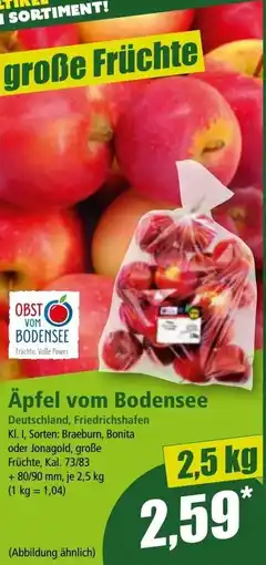 Norma Äpfel vom bodensee Angebot