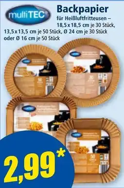 Norma Backpapier Angebot