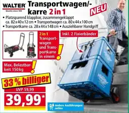 Norma Walter transportwagen/- karre 2 in 1 Angebot