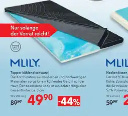 Matratzen Concord Topper kühlend schwarz Angebot