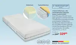 Matratzen Concord Kaltschaum 7-zonen kaltschaum- oder taschenfederkern-matratze nature comfort h2|h3 Angebot