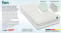 Matratzen Concord 7-zonen tonnentaschenfederkern- matratze medicare top t h3|h4 Angebot