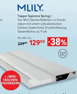 Matratzen Concord Mlily topper supreme spring Angebot
