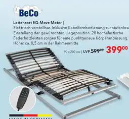 Matratzen Concord Lattenrost EQ-Move Motor Angebot