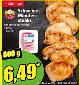 Norma Schweine minuten steaks Angebot