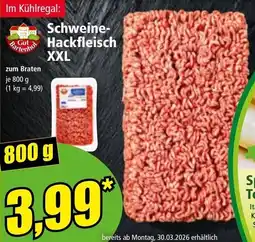 Norma Schweine hackfleisch xxl Angebot