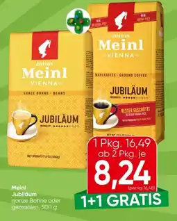 Spar Julius Meinl Jubiläum Angebot