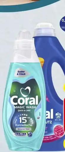 Spar Coral Feinwaschmittel Flüssig Angebot