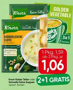 Spar Knorr Kaiser Teller-Suppen Angebot