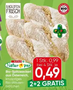 Eurospar Spar Natur pur Bio-Spitzweckerl Angebot