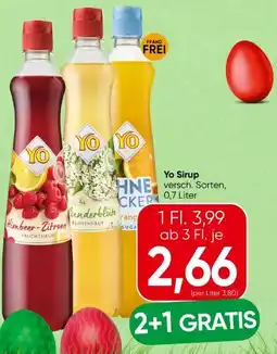 Spar YO Sirup Angebot