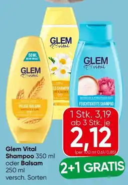 Eurospar Schwarzkopf Glem Vital Shampoo Angebot