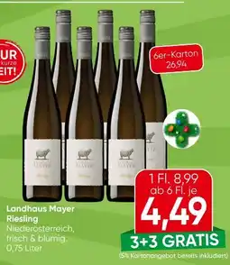 Eurospar Landhaus Mayer Riesling Angebot