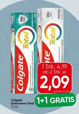 Spar Colgate Total Zahncreme Angebot
