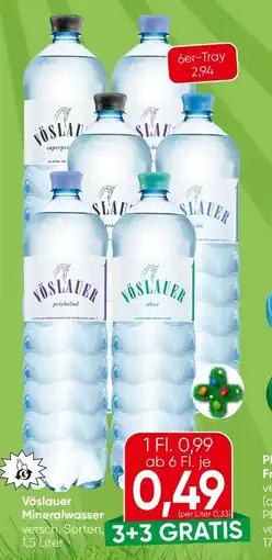 Eurospar Vöslauer Mineralwasser Angebot